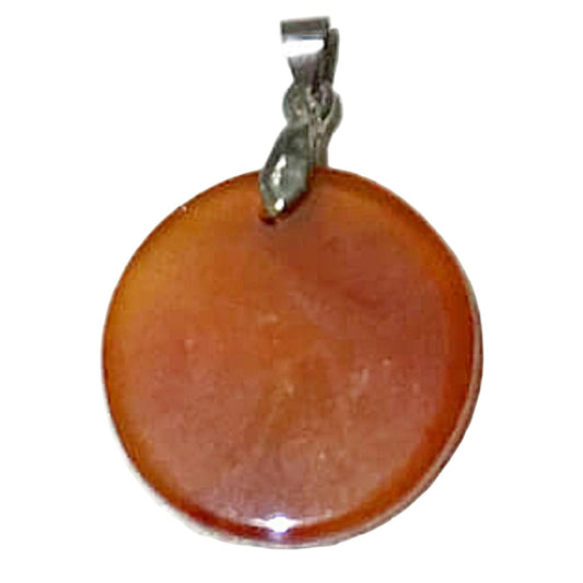 Agate Oval Disk Pendant - New Earth Gifts
