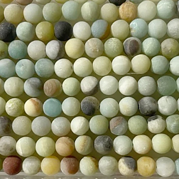 Amazonite Beads Matte - new earth gifts