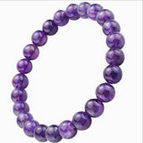 Amethyst Power Bracelet for Serenity and Healing-8mm | New Earth Gifts