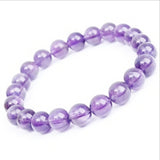 Amethyst Power Bracelet for Serenity and Healing-6mm | New Earth Gifts