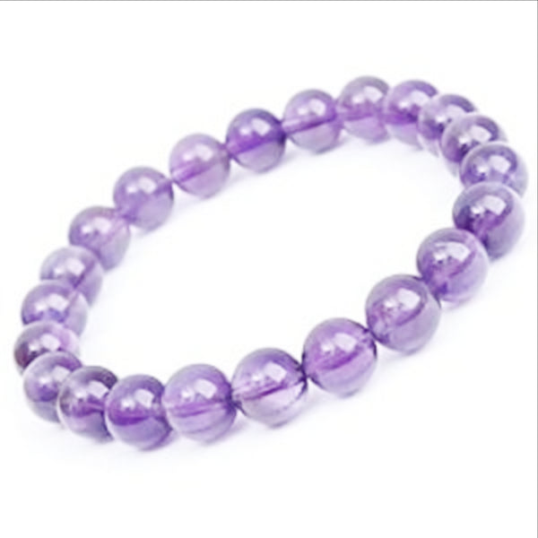 Amethyst Power Bracelet for Serenity and Healing-6mm | New Earth Gifts