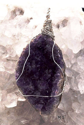 Amethyst Drusy Medallion | New Earth Gifts