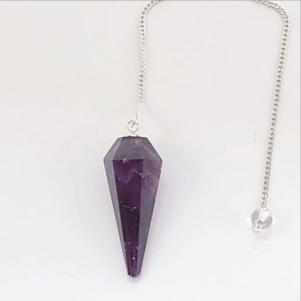 Amethyst Faceted Pendulum | New Earth Gifts