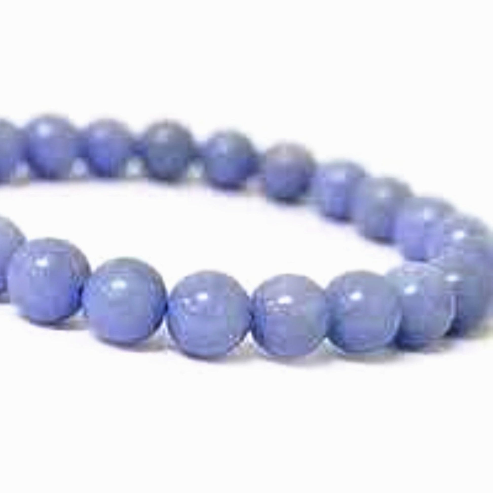 Angelite Power Bracelet for Connection to Spirit-8mm - New Earth Gifts