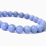 Angelite Power Bracelet for Connection to Spirit-6mm | New Earth Gifts