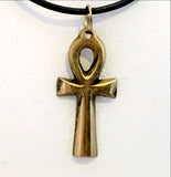 Ankh Cross Brass Pendants - New Earth Gifts