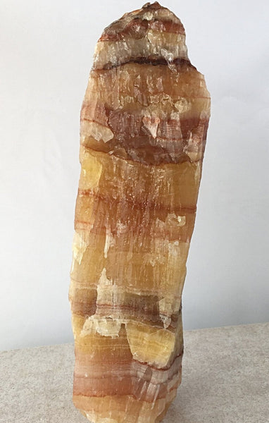 Banded Calcite Tall Specimen - New Earth Gifts