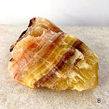 Banded Tri-Colored Calcite-New Earth gifts