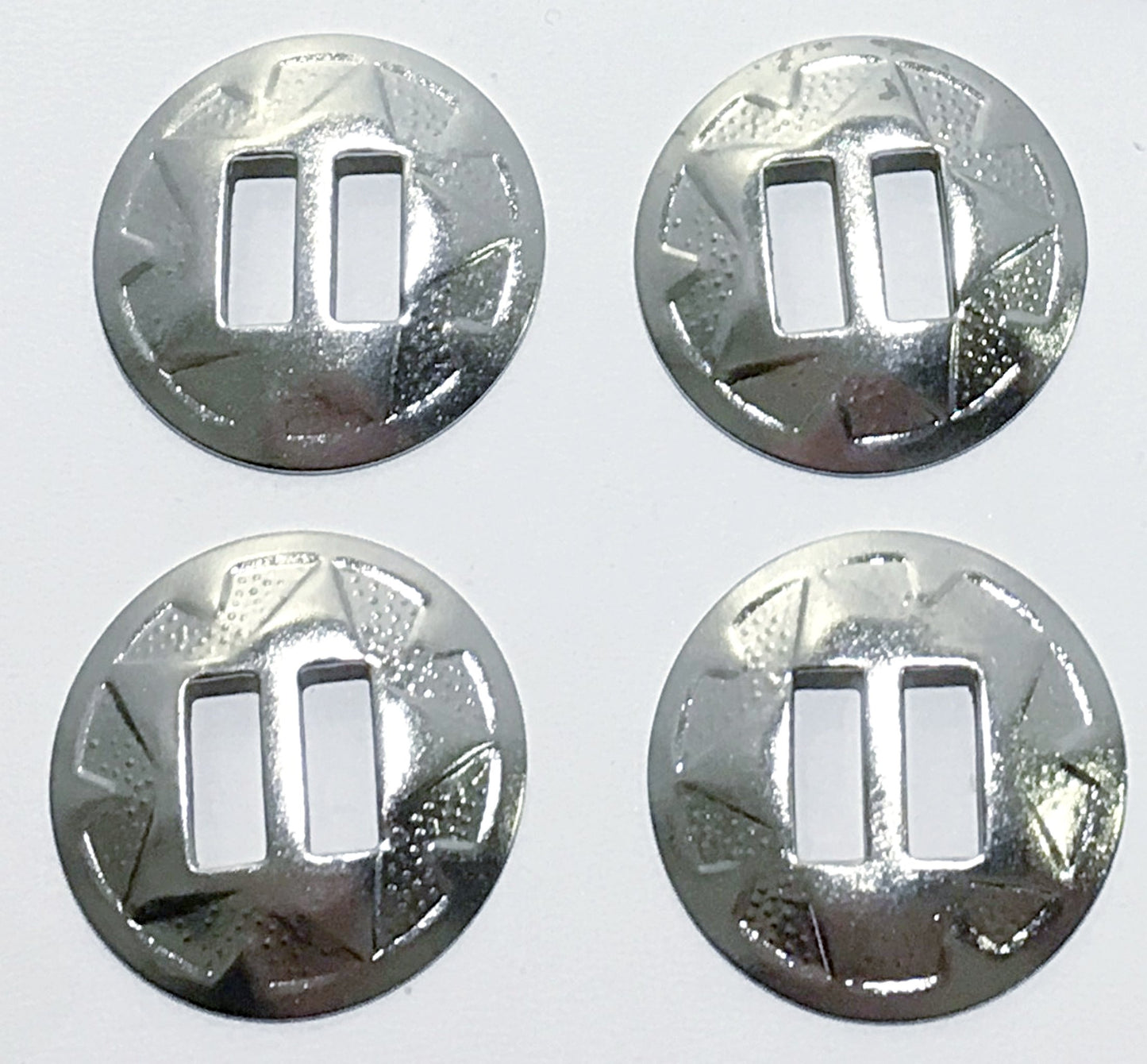 Slotted Star Conchos for Leather Crafts | New Earth Gifts