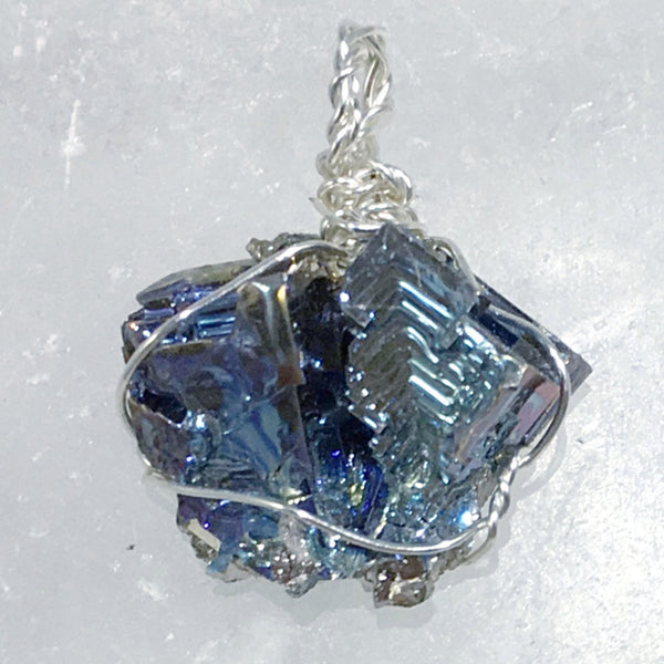 Bismuth Pendant Unique Geometrix Design - New Earth Gifts