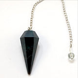 Bloodstone Faceted Pendulum - New Earth Gifts