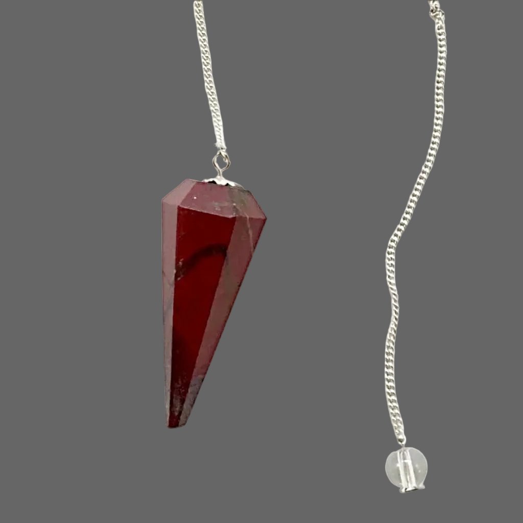 Brecciated Jasper Faceted Pendulum - New Earth Gifts