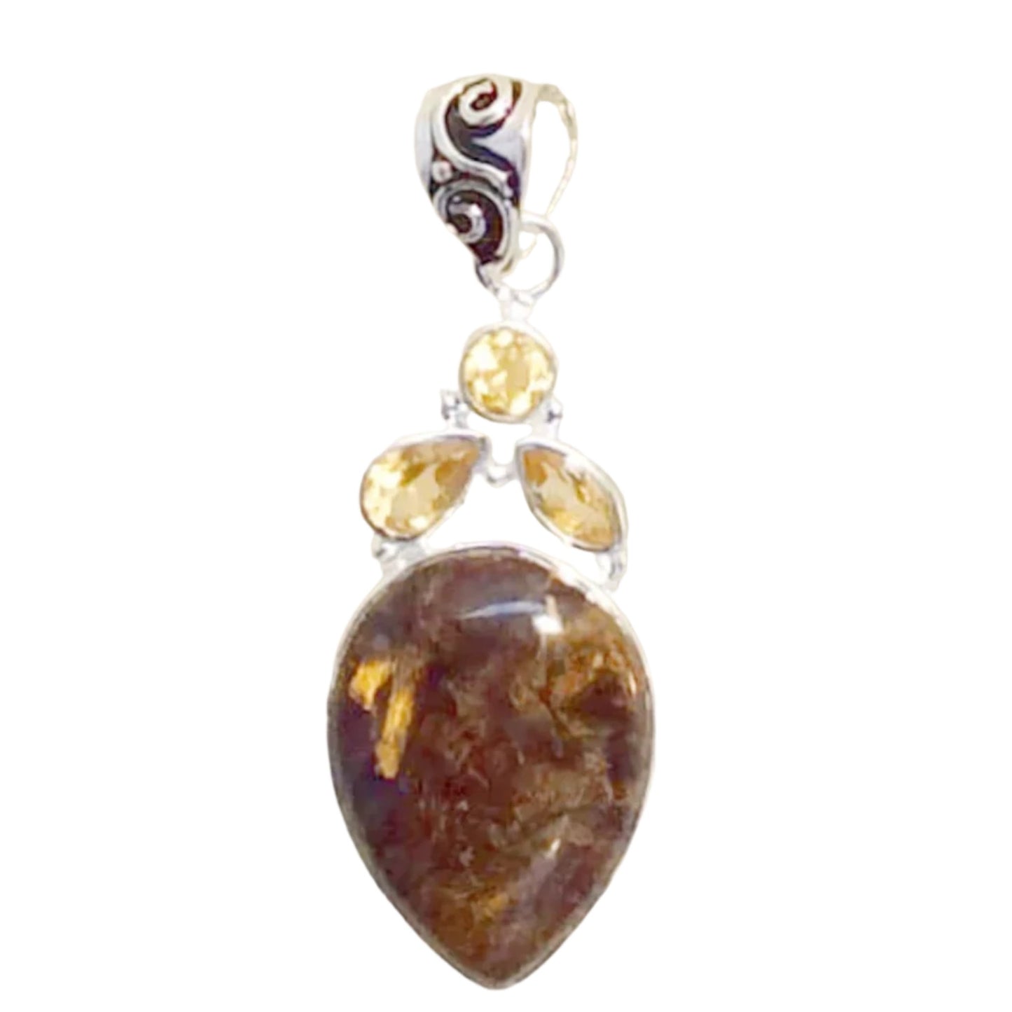 Bronzite Teardrop Pendant - New Earth Gifts
