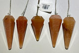 Carnelian Faceted Pendulum | New Earth Gifts