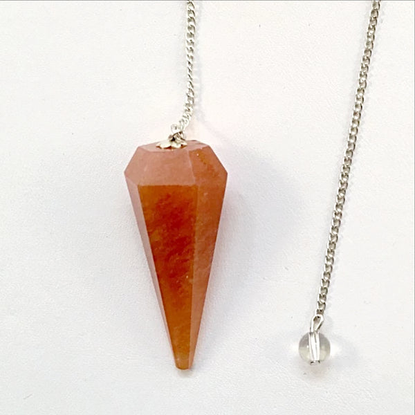 Carnelian Faceted Pendulum - New Earth Gifts