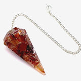 Orgone Chakra Pendulum - Carnelian Sacral Chakra -New Earth Gifts