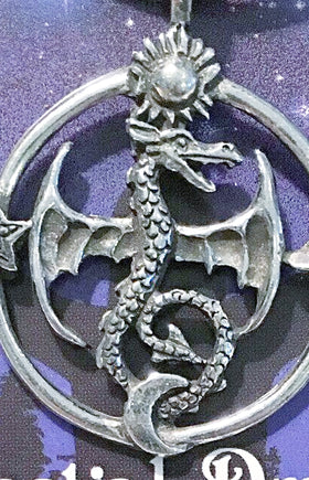 Celestial Pewter Pendant-Celestial Dragon - New Earth Gifts