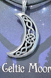 Celestial Pewter Pendant-Celtic Moon | New Earth Gifts