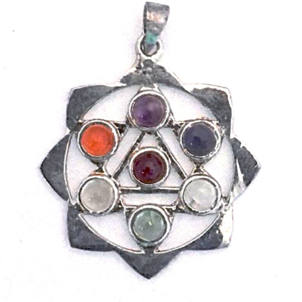 Chakra Lotus Pendant - New Earth Gifts