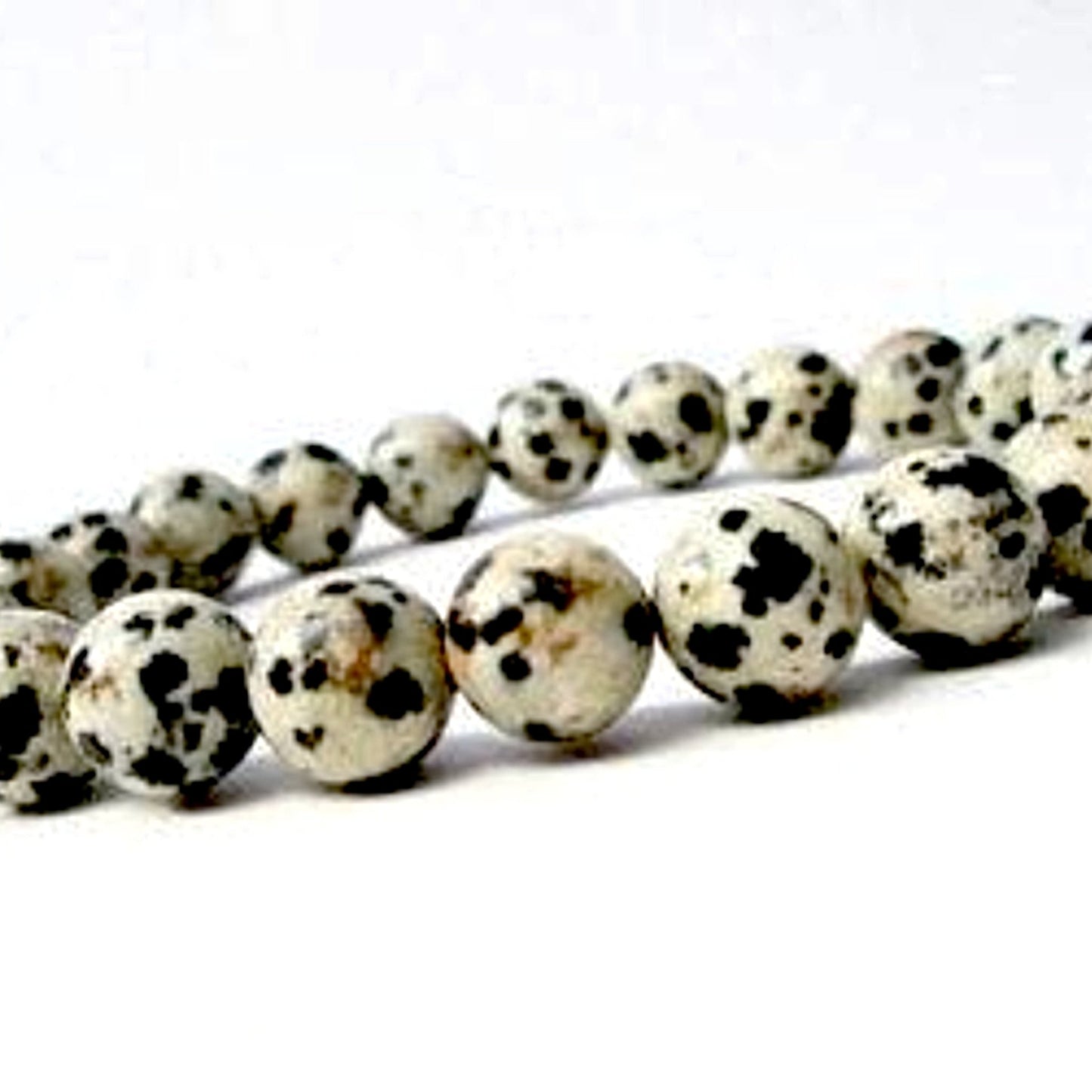 Dalmatian Jasper Power Bracelet for Nurturing and Inner Child Work-8mm