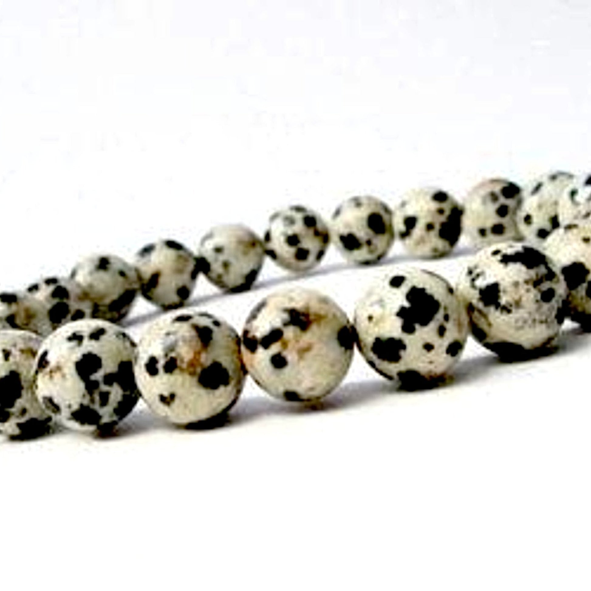 Dalmatian Jasper Power Bracelet for Nurturing and Inner Child Work-8mm