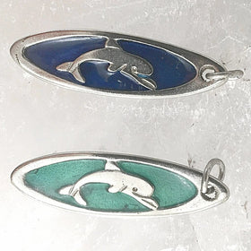 Dolphin Surfboard Pendant | New Earth Gifts