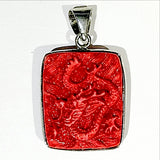 Cinnabar Dragon Pendant - new earth gifts