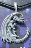 Celestial Pewter Pendant-Dragon Moon | New Earth Gifts