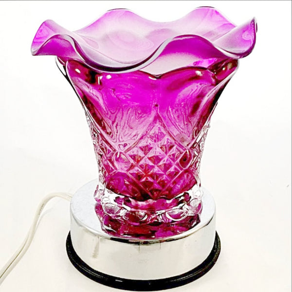 Electric Oil Burner - Beveled Glass Hearts - New Earth Gifts