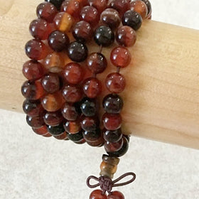 Gemstone Mala Beads of Carnelian | New Earth Gifts