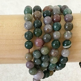 Gemstone Mala Beads of Fancy Jasper - New Earth Gifts