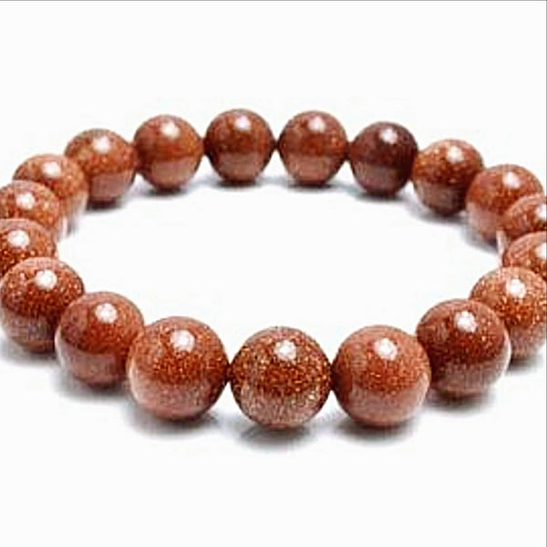 Goldstone Power Bracelet for Revitalizing Energy-6mm - New Earth Gifts