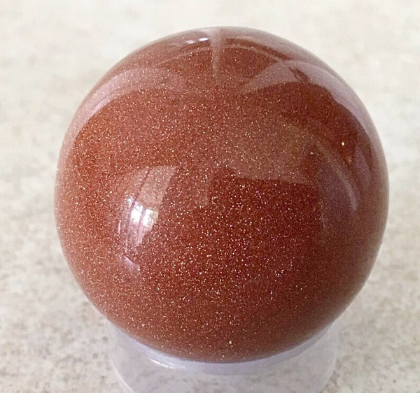 Goldstone Sphere 40mm - New Earth Gifts