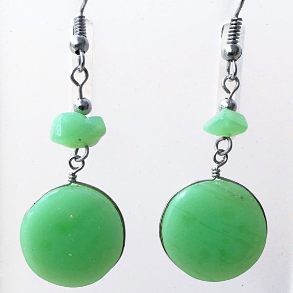 Aventurine Boho Gemstone Earrings -New Earth Gifts