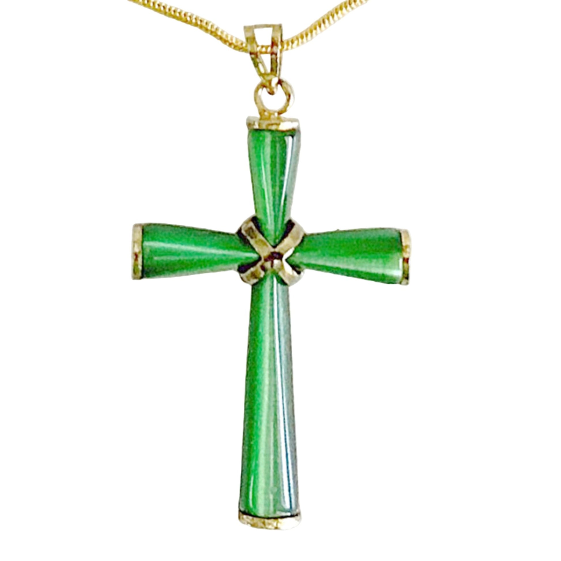 Fiber Optic Cross Pendant | New Earth Gifts
