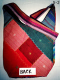 Cross Body Bag - Patchwork Stripes - New Earth Gifts