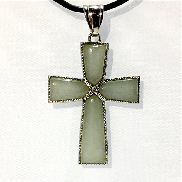 Aventurine Cross Pendant | New Earth Gifts