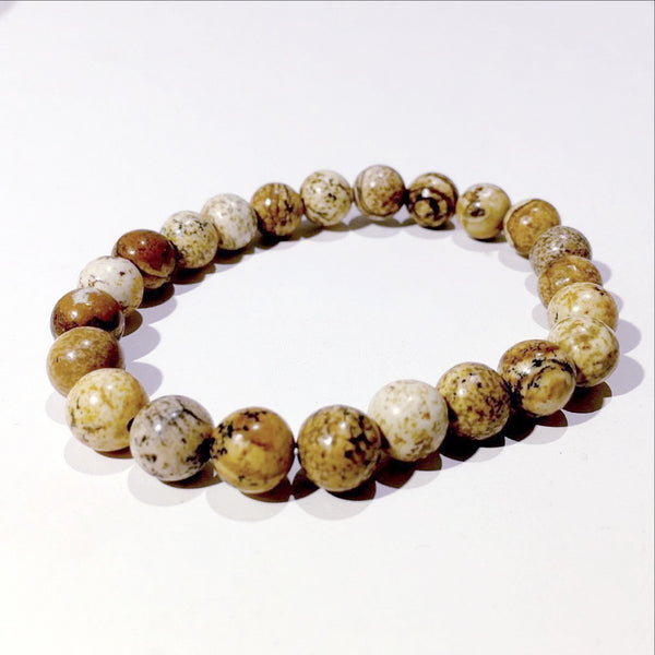 Picture Jasper Power Bracelet for Serenity-8mm | New Earth Gifts