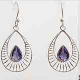 Iolite earrings - New Earth Gifts