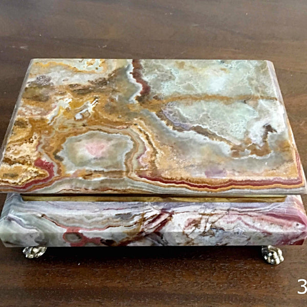 Onyx Gemstone Jewelry Box - New Earth Gifts