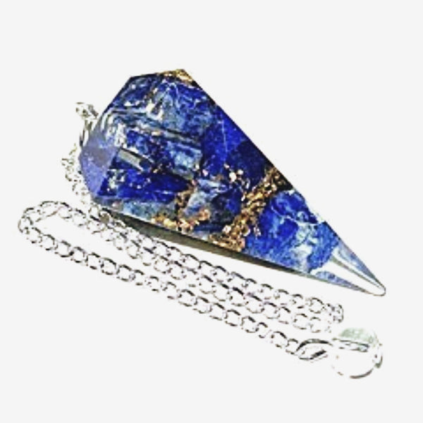 Orgone Chakra Pendulum - Chakra Lapis Third Eye - New Earth Gifts