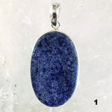 Lapis Lazuli Sterling Oval Pendant - New Earth Gifts