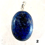 Lapis Lazuli Sterling Oval Pendants | New Earth Gifts