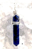 Lapis Lazuli Double Terminated Point Pendant - New Earth Gifts