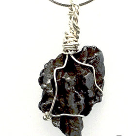 Meteorite Pendant in Sterling Silver Celestial Energy | New Earth Gifts