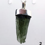 Moldavite Pendant Sterling Silver Natural Moldavite - New Earth Gifts