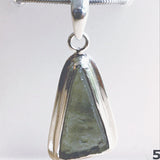 Moldavite Sterling Free Form Pendant | New Earth Gifts