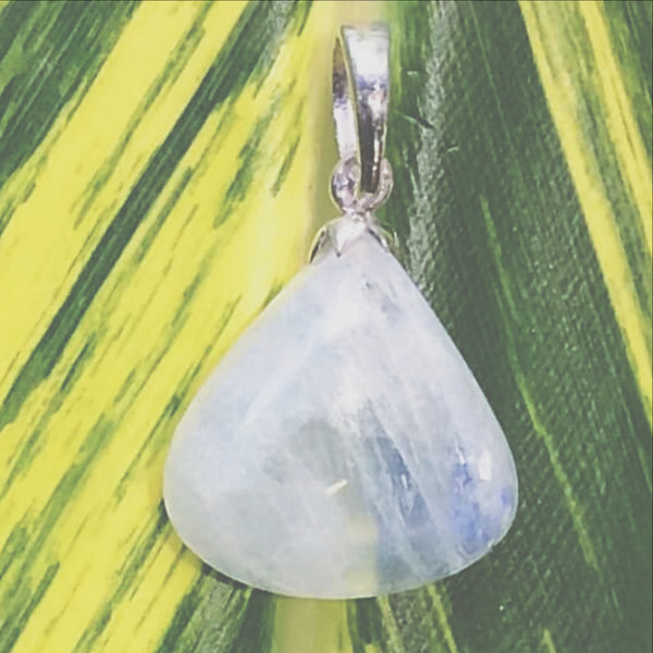 Rainbow Moonstone Teardrop Pendant - New Earth Gifts