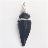 Obsidian Arrow Pendant | New Earth Gifts