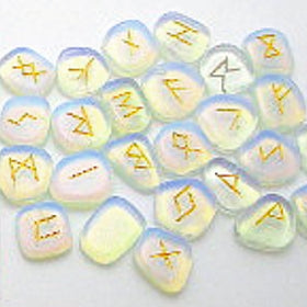 Opalite Rune Stones | New Earth Gifts